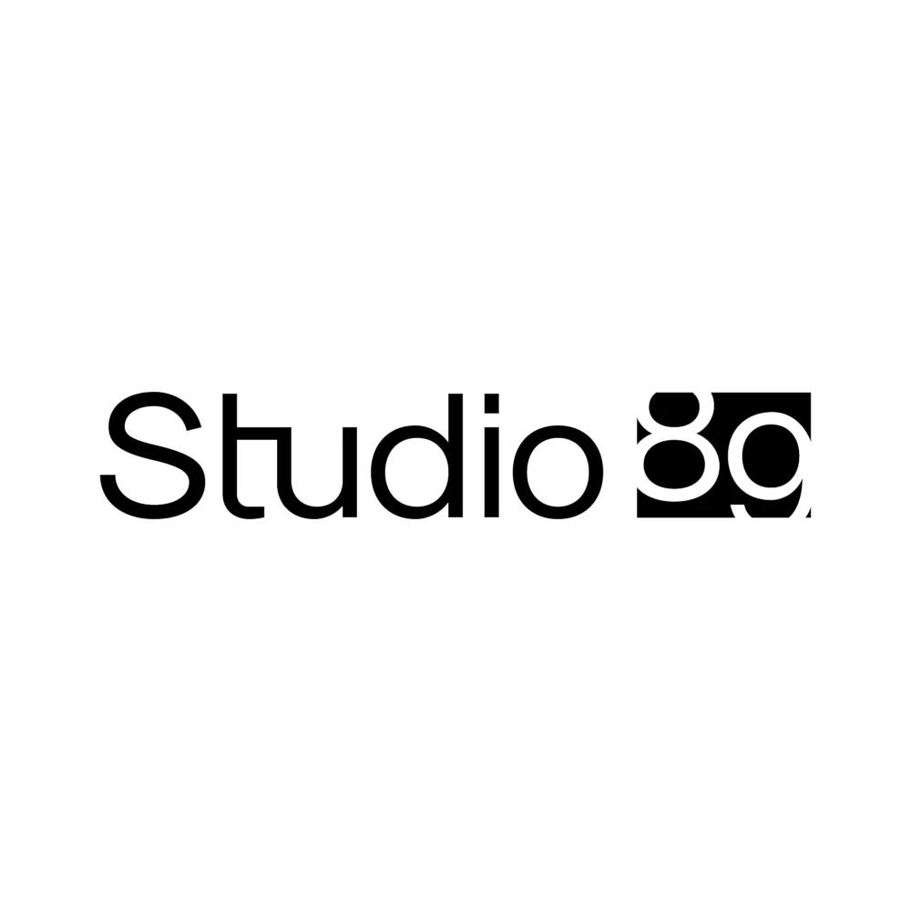 Studio89 Brand Identity on a whilte background