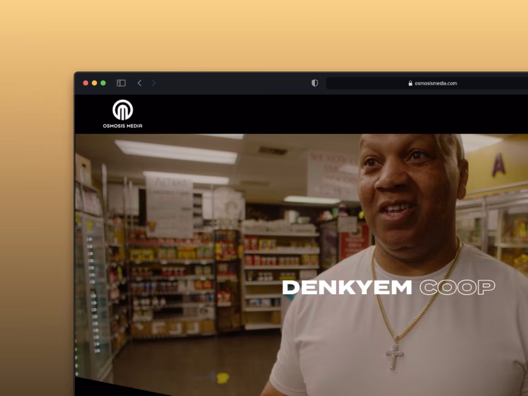 Osmosis Media website