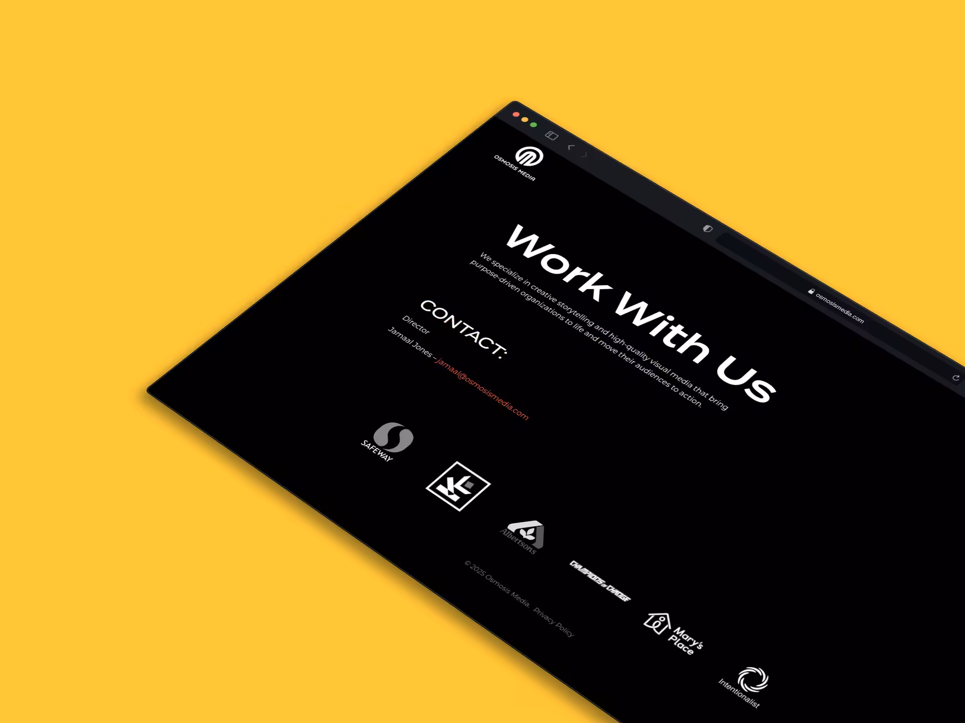 Osmosis Media website